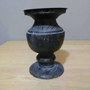 Partylite Pillar Candle Holder Slate Gray 5.5in